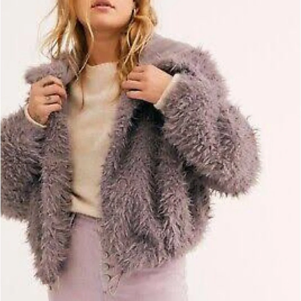 Free People Zuri Parka Light Purple - Picture 2 of 6